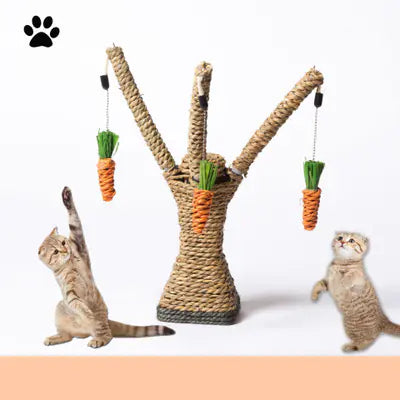 Cat Tree with Sisal Rope and Scratching Post Toys